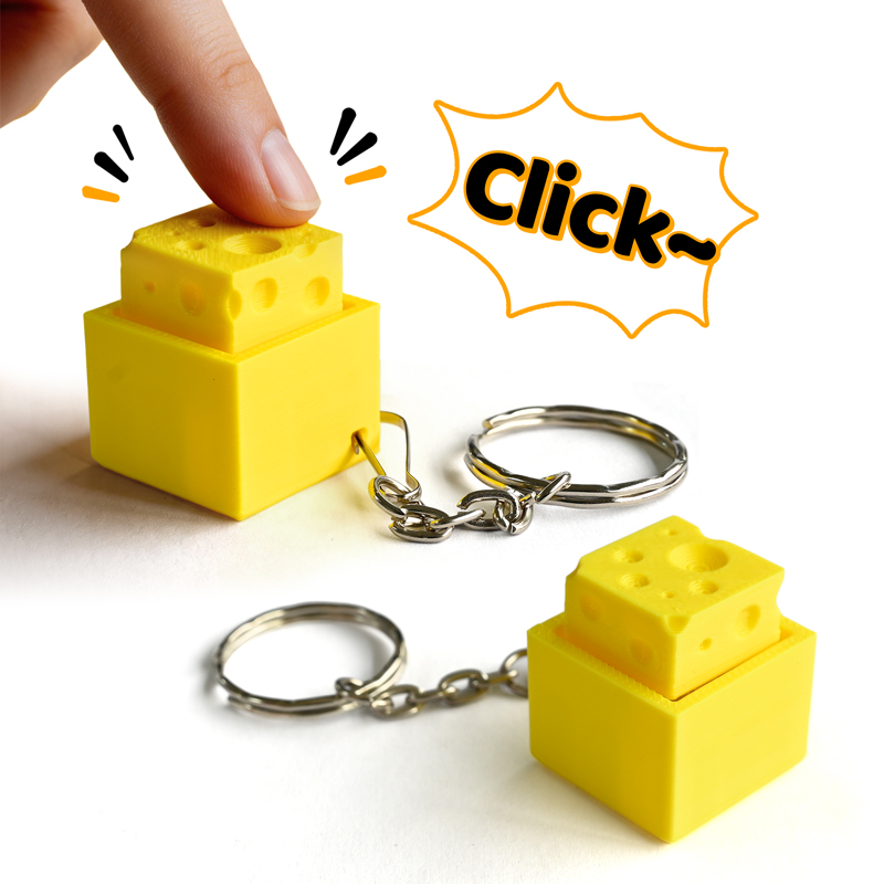 3D Printing Keyboard - 3D 프린팅 치즈 모양 키 피젯