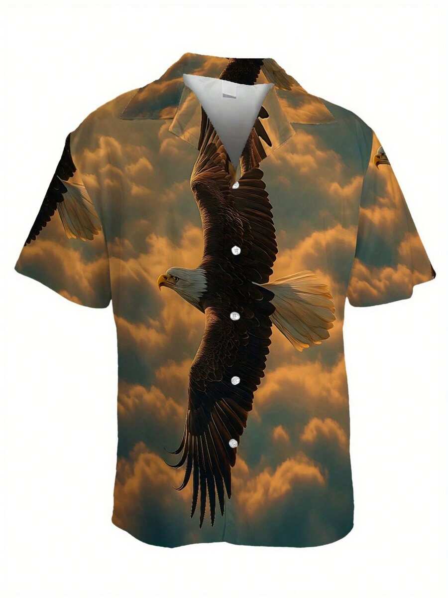 3D Printing Eagle - Soaring Eagle 3D 프린트 남성 캐주얼