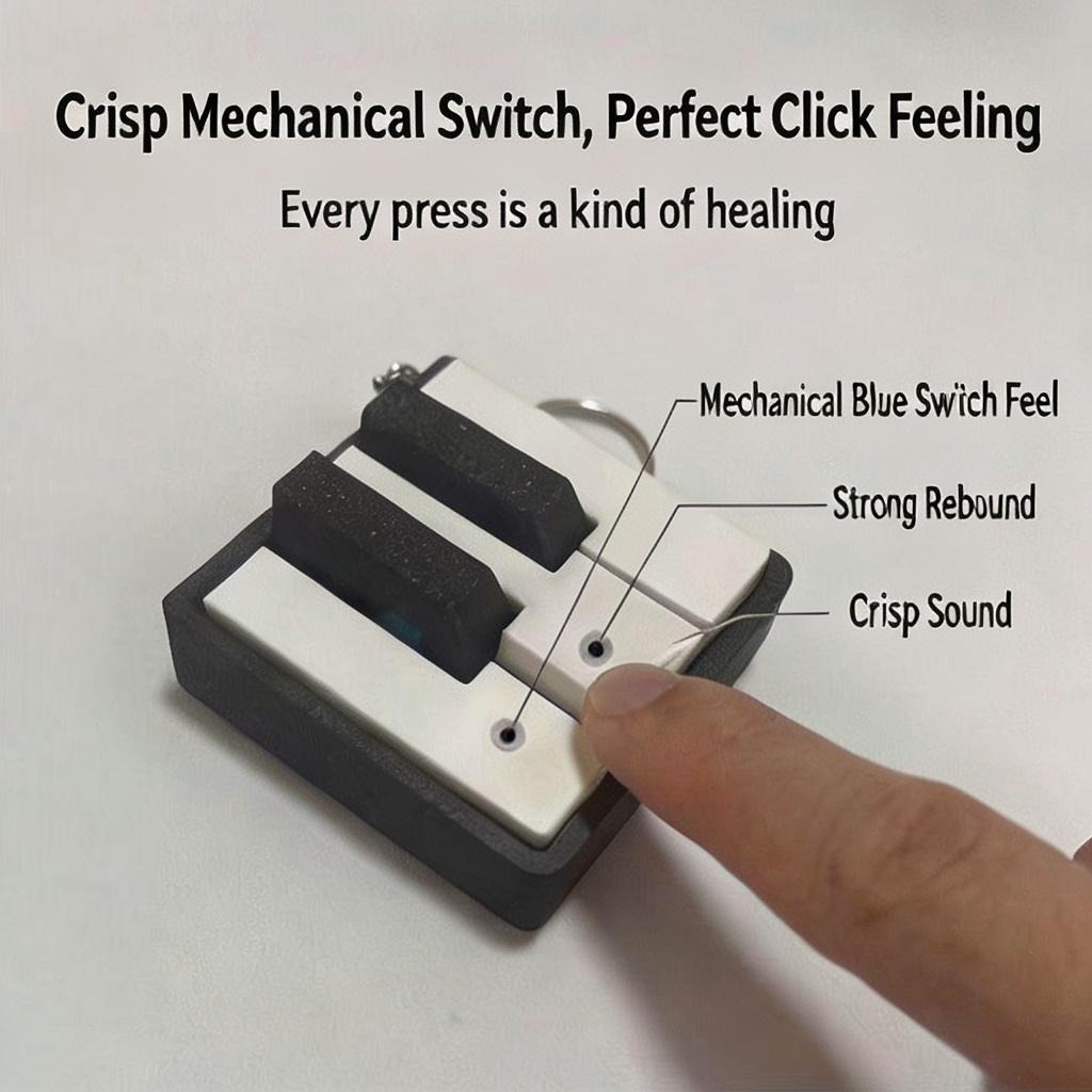 3D Printing Keyboard - 재미있는 3D 프린팅 피아노 키보드 클리커,