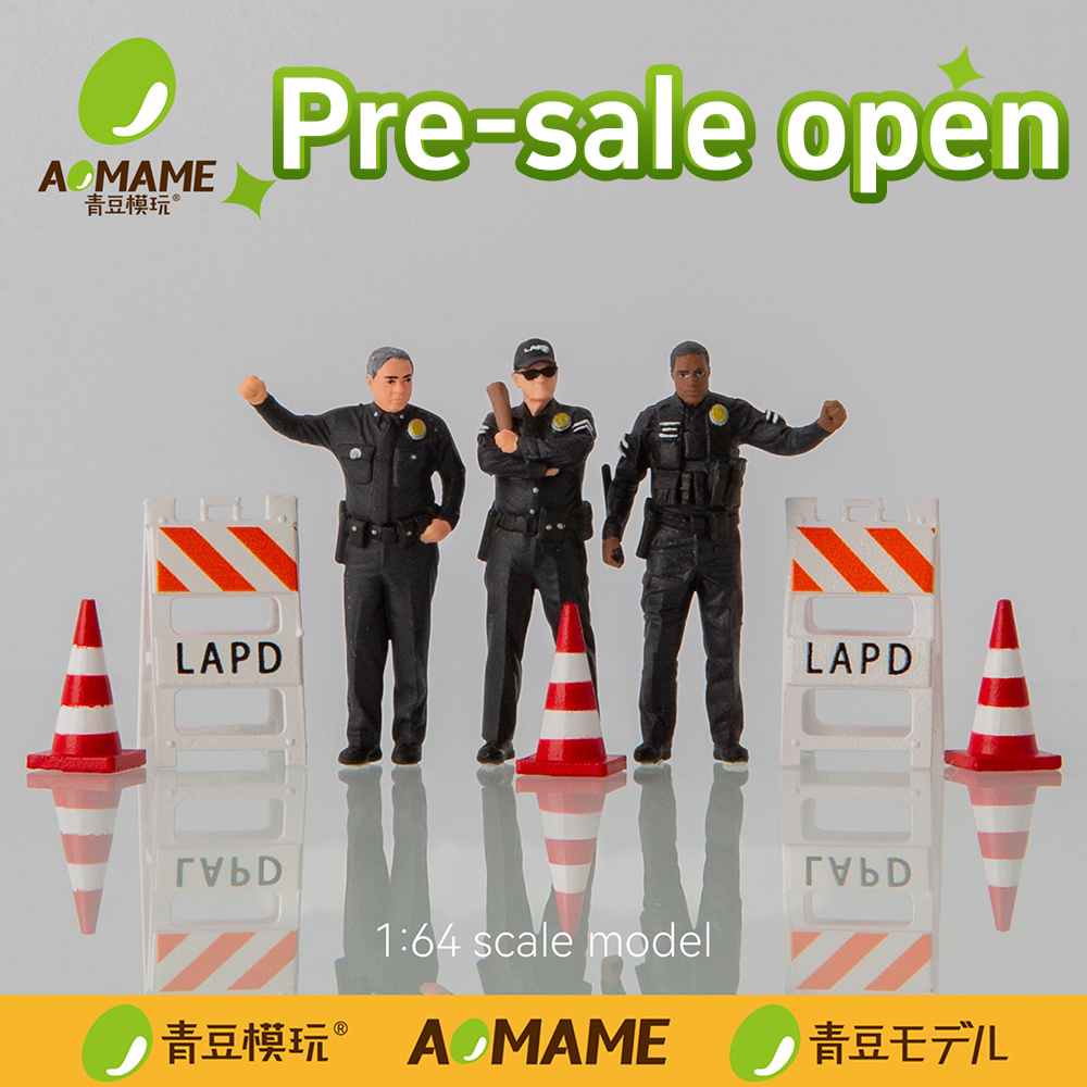 3D Printing Construction - 사전 판매 1/64 LAPD 경찰 세트