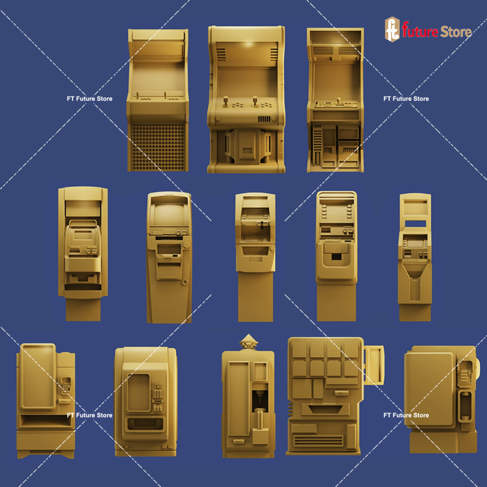 3D Printing Construction - 3D 프린트 1/64 아케이드 게임 셀프서비스