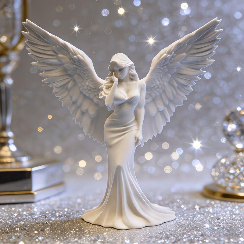 3D Printing Gold - 새로운·3D 프린팅 기도하는 천사상 수호천사 조각상