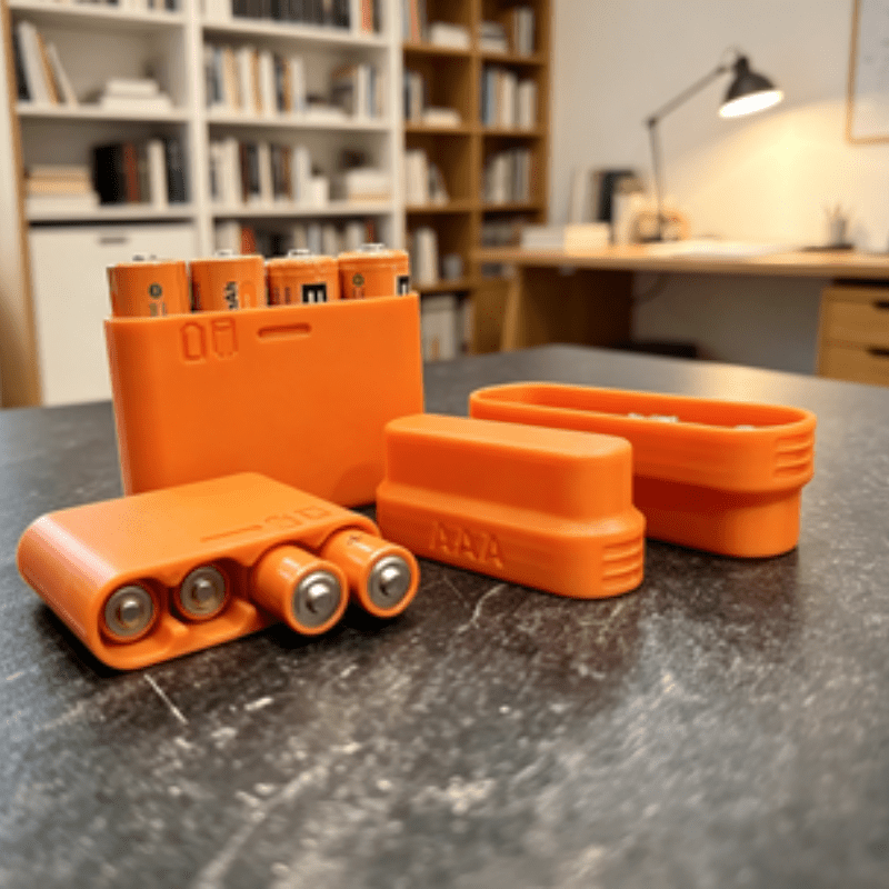 3D Printing Housing - 2개 콤보 4슬롯 AA AAA 배터리