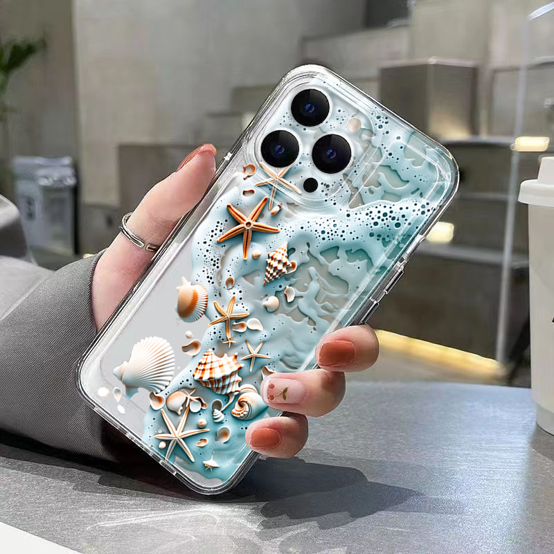 3D 해변 불가사리 조개 휴대폰 케이스 아이폰 17 1 - 3D Printing Housing 리뷰 및 가격