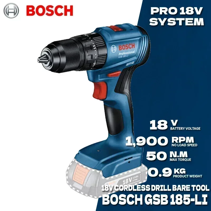보쉬 GSB 185-LI 18V 무선 임팩트 드릴, 벽 - Bosch Drill Gsb 18V 리뷰 및 가격