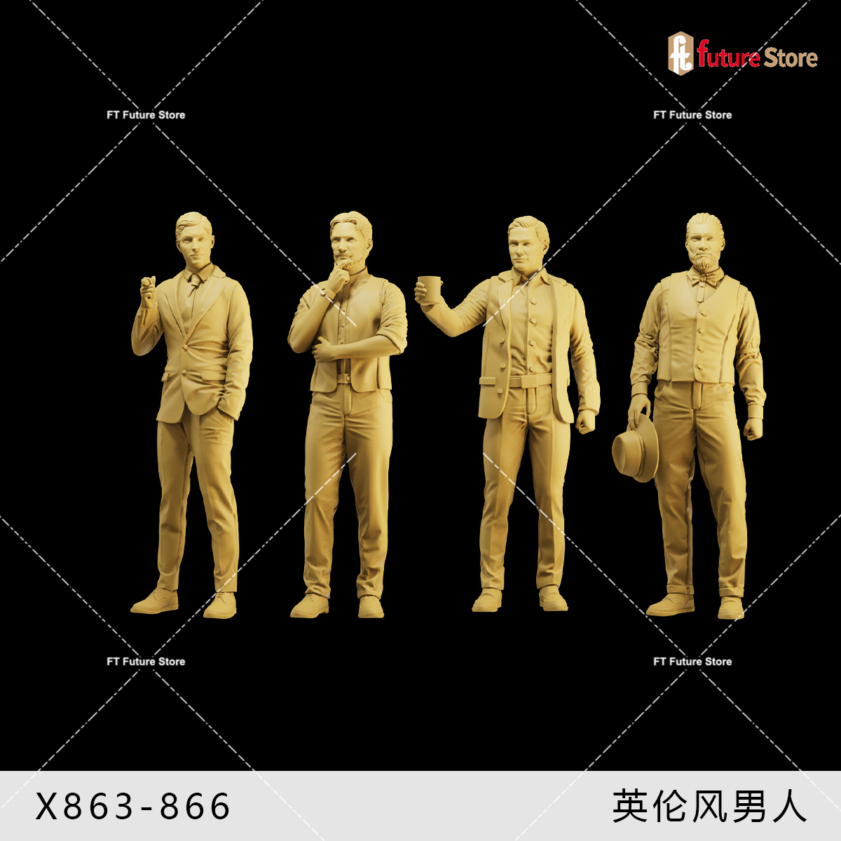 3D 프린트 1/64 1/43 1/35 영국 스타일 남 - 3D Printing Construction 리뷰 및 가격