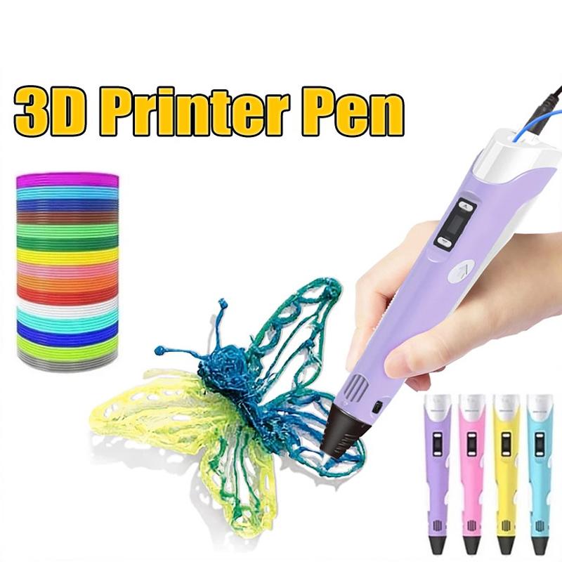 3D 인쇄 펜 지능형 펜 USB 케이블로 낙서 예술 공 - 3D Printing Pen For Adults 리뷰 및 가격
