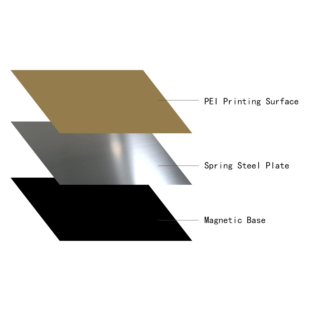 부드러운 PEI 스프링 강판 제거형 PEI 빌드 플레이 - 3D Printer Bed Spring 리뷰 및 가격