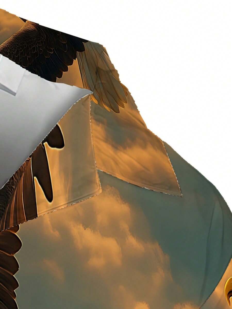 Soaring Eagle 3D 프린트 남성 캐주얼 반소 - 3D Printing Eagle 리뷰 및 가격