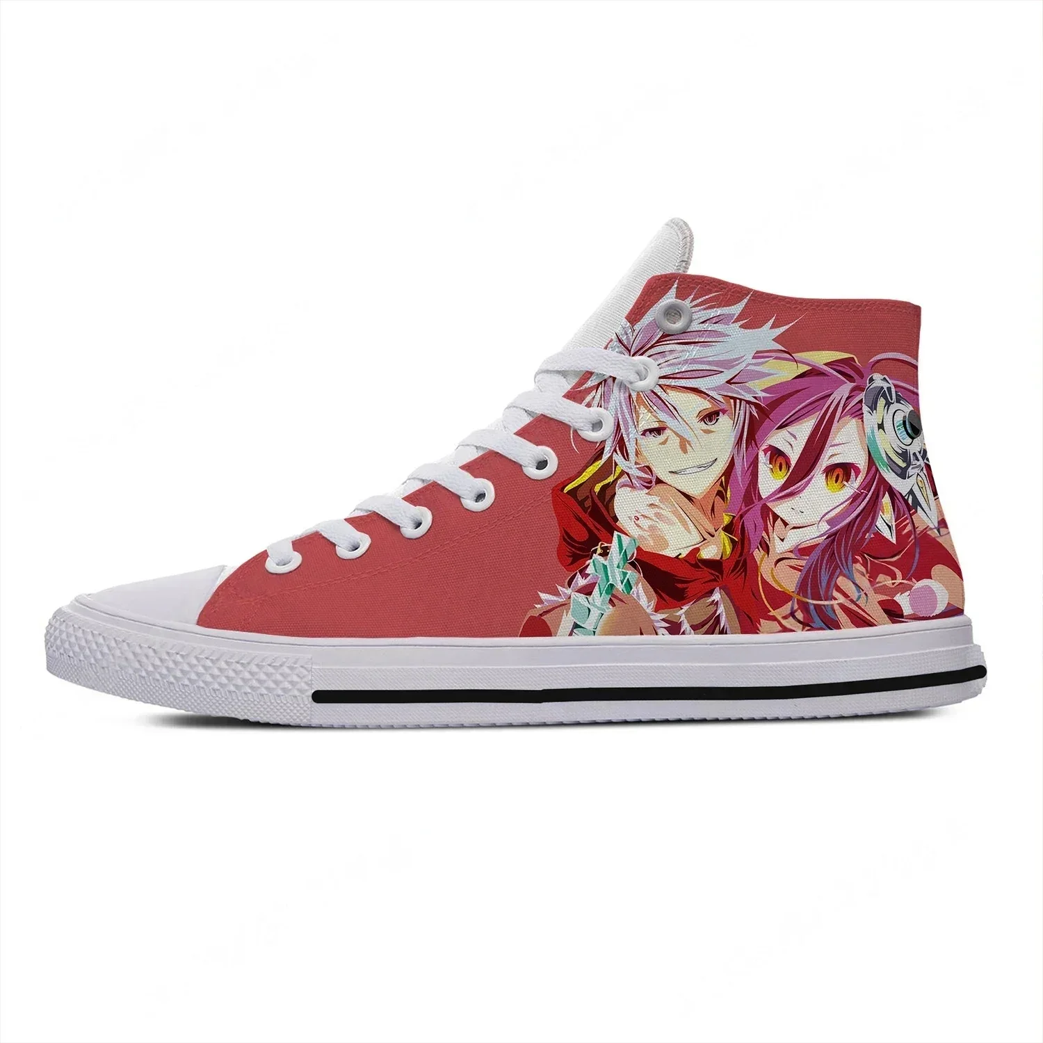 Anime NO GAME NO LIFE 하이 탑 스니커 - 3D Printing Games Free 리뷰 및 가격