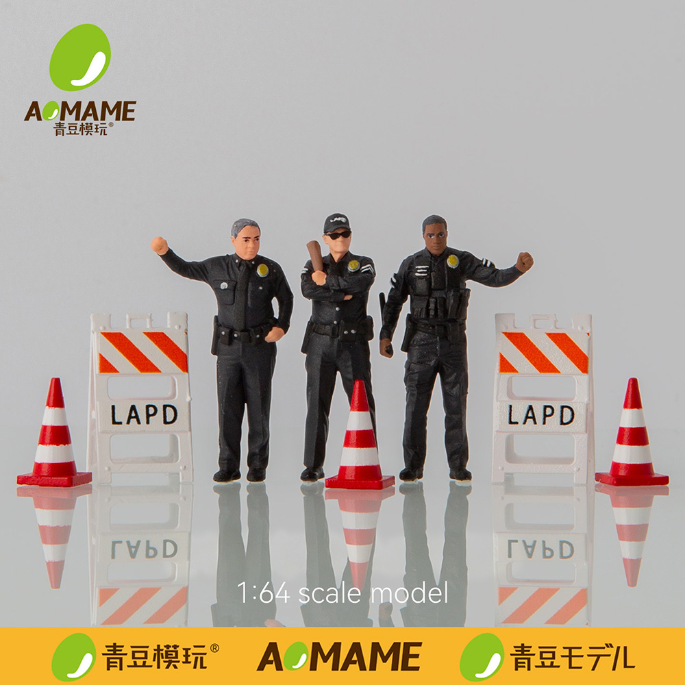 사전 판매 1/64 LAPD 경찰 세트 레진 피규어,  - 3D Printing Construction 리뷰 및 가격