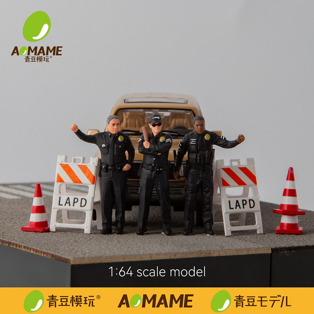 사전 판매 1/64 LAPD 경찰 세트 레진 피규어,  - 3D Printing Construction 리뷰 및 가격