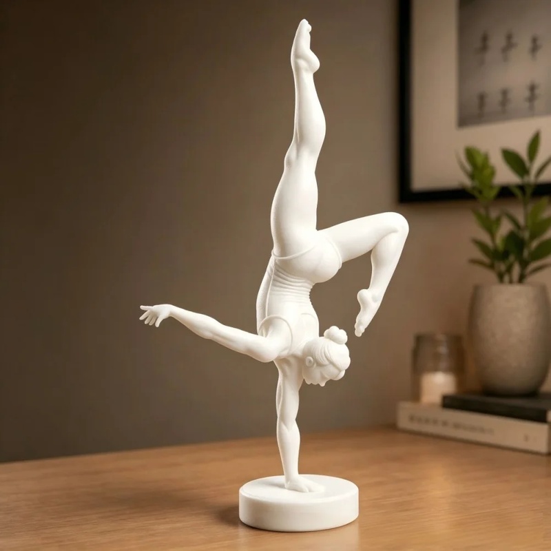 3D 프린팅된 한 손으로 균형을 잡는 발레리나 피규어, - 3D Printing Ultem 리뷰 및 가격