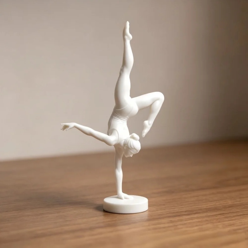 3D 프린팅된 한 손으로 균형을 잡는 발레리나 피규어, - 3D Printing Ultem 리뷰 및 가격
