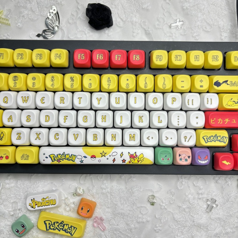 131 키/세트 애니메이션 포켓몬 키캡 MOA 높이 승 - 3D Printing Keyboard 리뷰 및 가격
