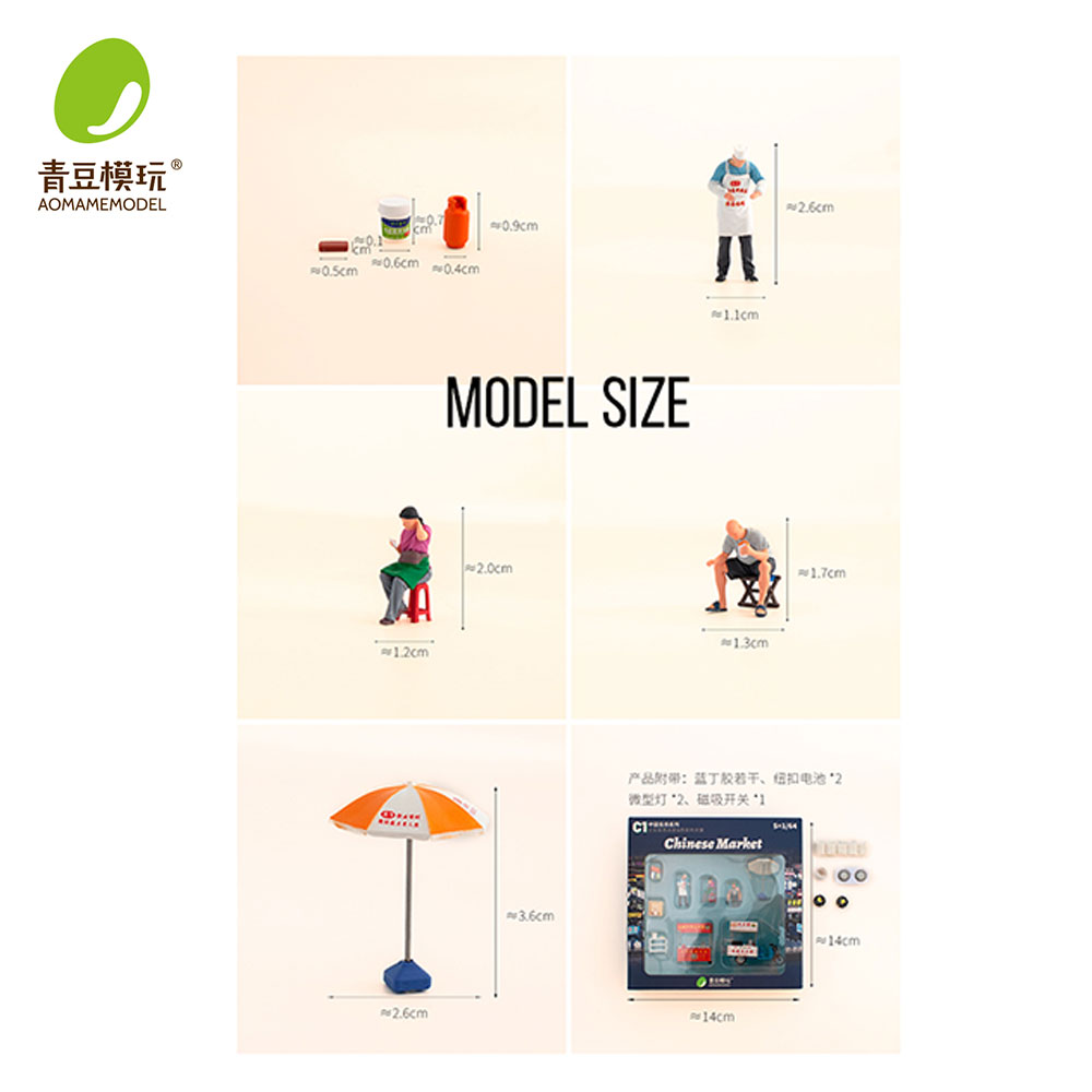 1/64 나이트 마켓 모델 키트-고정밀 3D 프린팅 레 - 3D Printing Kit 리뷰 및 가격