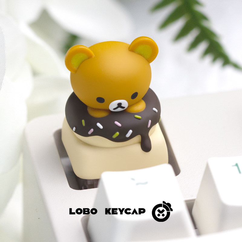 귀여운 리락쿠마 레진 도넛 테마 교체 가능 ESC 키캡 - 3D Printing Keyboard 리뷰 및 가격