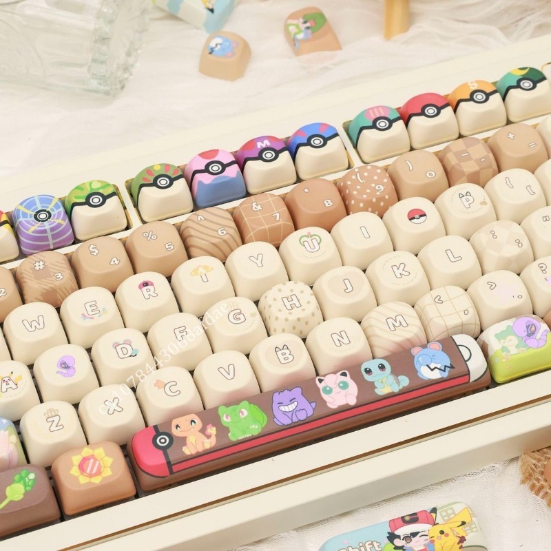 애니메이션 포켓몬 키캡 MOA 높이 131 키/세트 승 - 3D Printing Keyboard 리뷰 및 가격