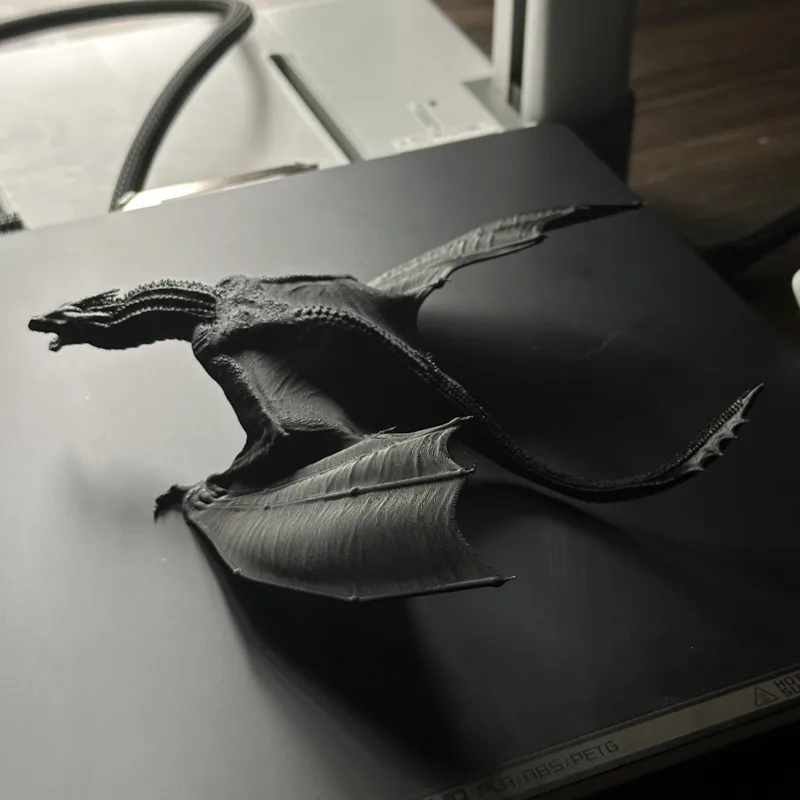 3D 프린팅된 용 모형 레진 날아다니는 용 피규어 마법 - 3D Printing Ultem 리뷰 및 가격