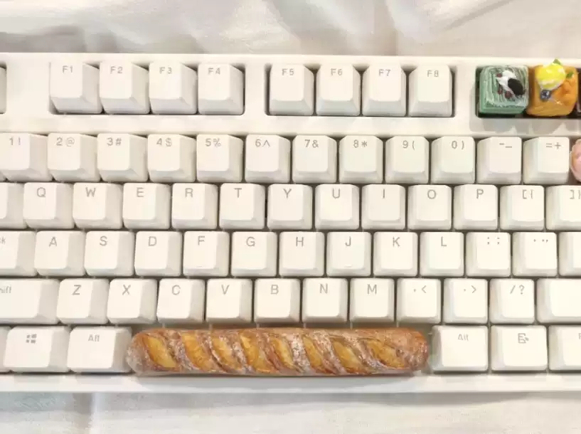 바게트 푸드 아티산 스페이스바 키캡 - 맞춤형 기계식  - 3D Printing Keyboard 리뷰 및 가격