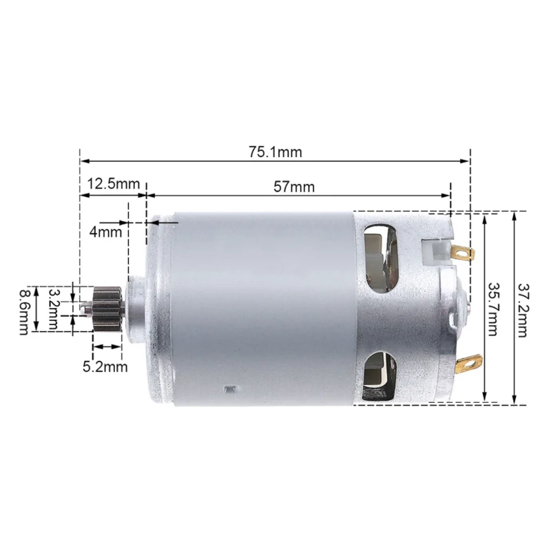 RS550 DC 모터 12 13 톱니 9.5mm 보쉬  - Bosch Drill Gsb 18V 리뷰 및 가격